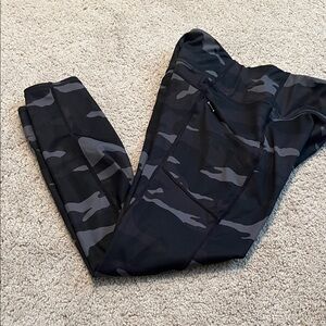Athleta Black Camo Leggings